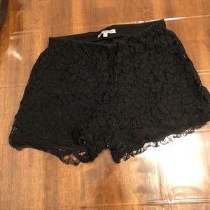 Black High Waisted Shorts